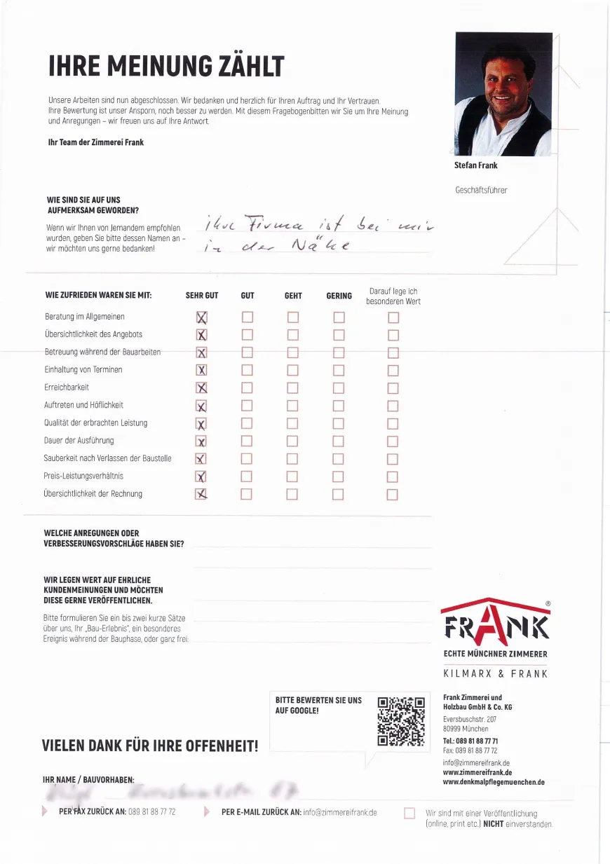 Kundenfeedback