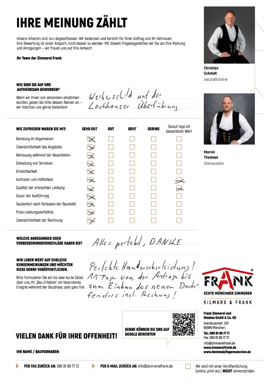 Kundenfeedback